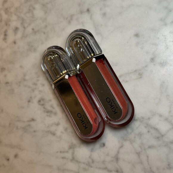KIKO 3d Hydra Xtreme Lipgloss Set | 03 Cocoaquake & 04 Lips Don't Lie | NEW - Picture 1 of 9